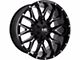 Hardrock Offroad Affliction Gloss Black Milled 6-Lug Wheel; 20x10; -19mm Offset (22-24 Tundra)