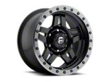 Fuel Wheels Anza Matte Black with Anthracite Ring 6-Lug Wheel; 18x9; 1mm Offset (16-23 Titan XD)