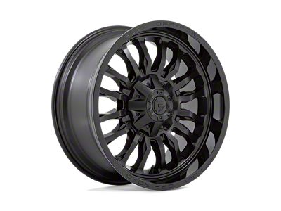 Fuel Wheels Arc Matte Black with Gloss Black Lip 6-Lug Wheel; 20x9; 1mm Offset (2024 Tacoma)