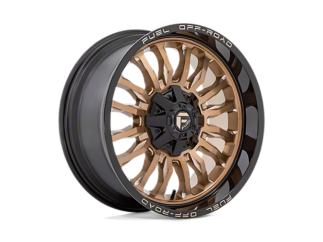 Fuel Wheels Arc Platinum Bronze with Black Lip 6-Lug Wheel; 20x9; 1mm Offset (04-15 Titan)