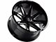 Axe Wheels Atremis Gloss Black Milled 6-Lug Wheel; 20x10; -19mm Offset (17-24 Titan)