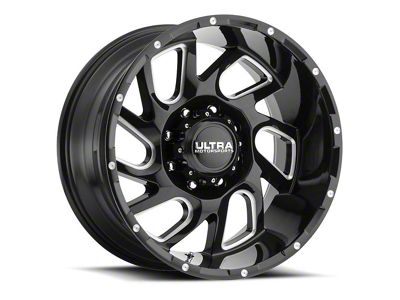 Ultra Wheels Carnage Gloss Black Milled 6-Lug Wheel; 20x10; -25mm Offset (2024 Tacoma)