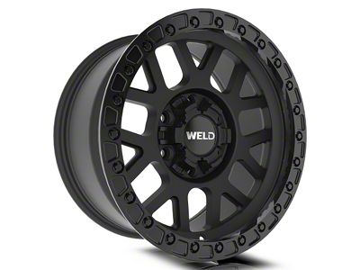 Weld Off-Road Cinch Satin Black 6-Lug Wheel; 20x10; 13mm Offset (16-24 Titan XD)