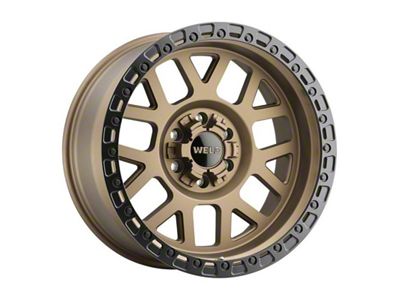 Weld Off-Road Cinch Satin Bronze 6-Lug Wheel; 17x10; -25mm Offset (22-24 Bronco Raptor)