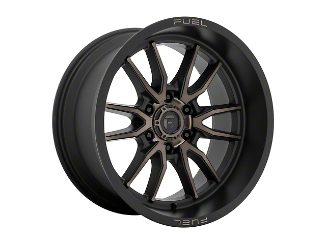 Fuel Wheels Clash Matte Black Double Dark Tint 6-Lug Wheel; 18x9; -12mm Offset (07-14 Tahoe)