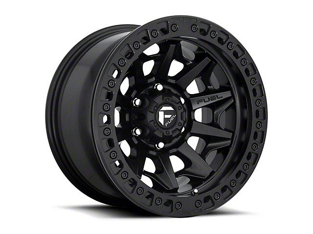Fuel Wheels Covert Beadlock Matte Black 6-Lug Wheel; 17x9; -15mm Offset (07-14 Tahoe)