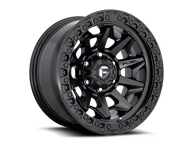 Fuel Wheels Covert Matte Black 6-Lug Wheel; 18x9; -12mm Offset (04-15 Titan)