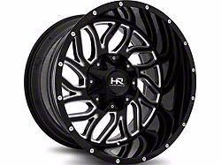 Hardrock Offroad Destroyer Gloss Black Milled 6-Lug Wheel; 20x10; -19mm Offset (14-18 Sierra 1500)