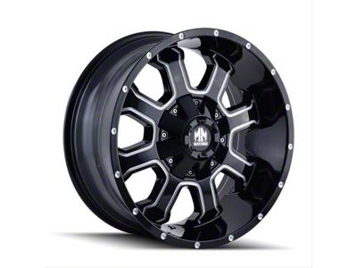 Mayhem Wheels Fierce Gloss Black Milled 6-Lug Wheel; 20x10; -19mm Offset (04-15 Titan)