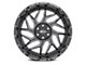 Weld Off-Road Fulcrum Gloss Black Milled 6-Lug Wheel; 20x9; 20mm Offset (22-24 Bronco Raptor)