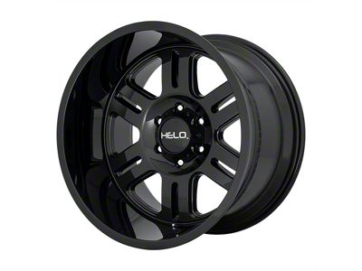 HELO HE916 Gloss Black 6-Lug Wheel; 18x9; 0mm Offset (16-24 Titan XD)
