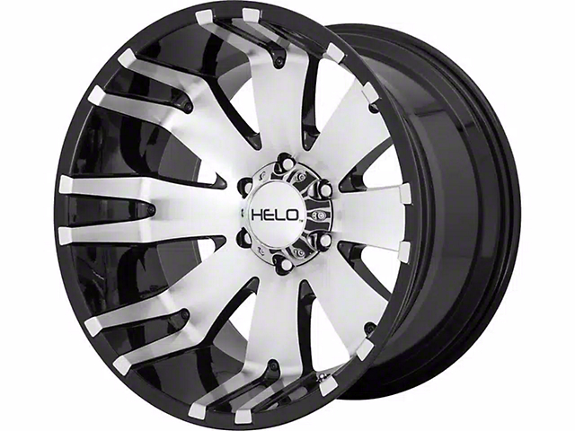 HELO HE917 Gloss Black Machined 6-Lug Wheel; 20x10; -18mm Offset (07-14 Tahoe)