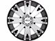 HELO HE917 Gloss Black Machined 6-Lug Wheel; 20x10; -18mm Offset (17-24 Titan)