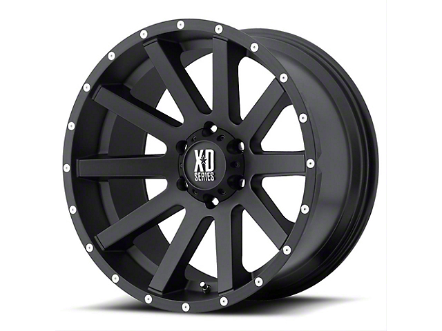 XD Heist Satin Black 6-Lug Wheel; 20x9; 18mm Offset (07-14 Tahoe)