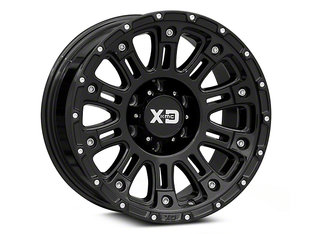 XD Hoss II Gloss Black 6-Lug Wheel; 18x9; 0mm Offset (07-14 Tahoe)
