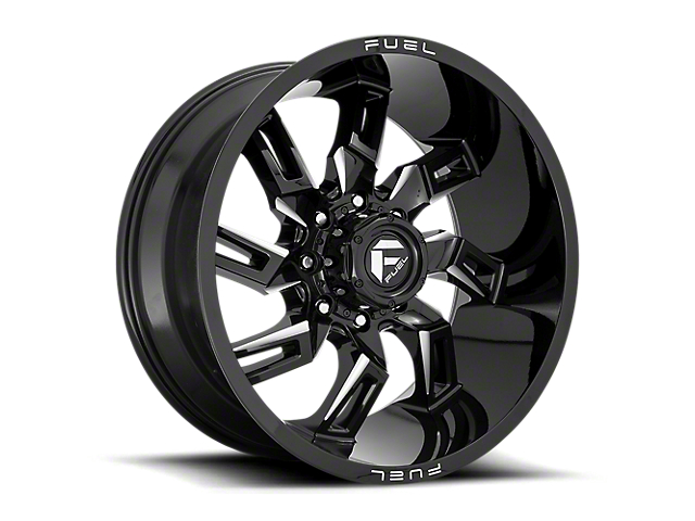 Fuel Wheels Lockdown Gloss Black Milled 6-Lug Wheel; 20x9; 1mm Offset (16-23 Titan XD)