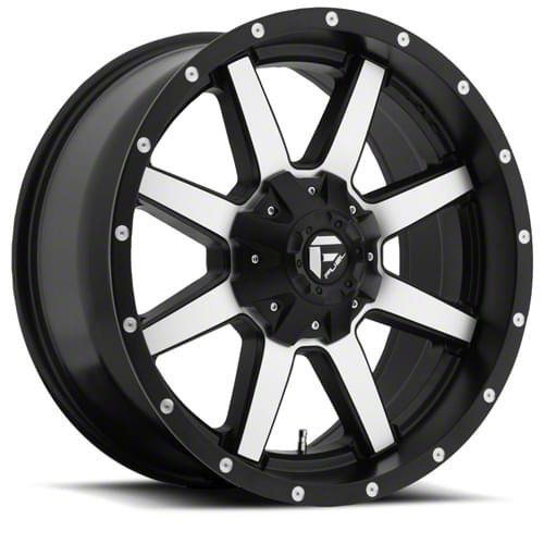 Fuel Wheels Titan XD Maverick Matte Black Machined 6-Lug Wheel; 22x9.5 ...
