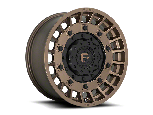 Fuel Wheels Militia Matte Bronze and Black 6-Lug Wheel; 17x9; -12mm Offset (07-14 Yukon)