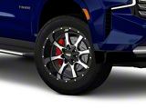 Moto Metal MO970 Gloss Black Machined 6-Lug Wheel; 20x10; -24mm Offset (21-26 Tahoe)