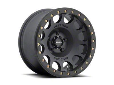 Method Race Wheels MR105 Beadlock Matte Black 6-Lug Wheel; 17x8.5; 0mm Offset (2024 Tacoma)