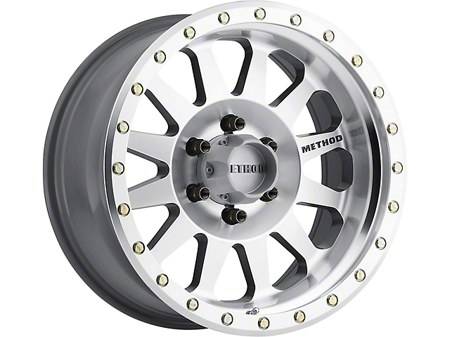 Method Race Wheels MR304 Double Standard Machined 6-Lug Wheel; 18x9; -12mm Offset (15-20 Yukon)