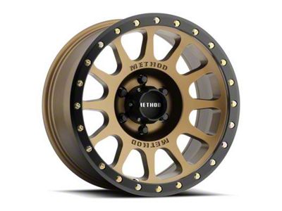 Method Race Wheels MR305 NV Bronze 6-Lug Wheel; 18x9; -12mm Offset (04-15 Titan)