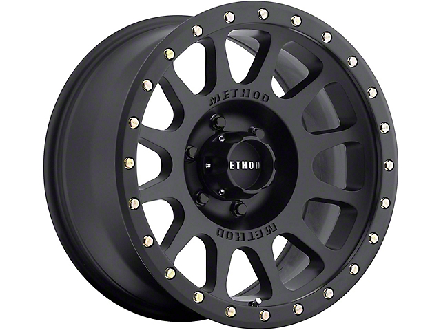 Method Race Wheels MR305 NV Matte Black 6-Lug Wheel; 18x9; -12mm Offset (07-14 Yukon)