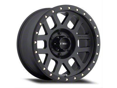 Method Race Wheels MR309 Grid Matte Black 6-Lug Wheel; 18x9; 18mm Offset (17-24 Titan)