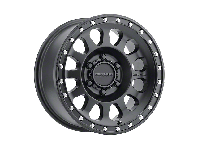 Method Race Wheels MR315 Matte Black 6-Lug Wheel; 17x9; -12mm Offset (21-23 Yukon)