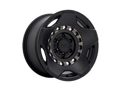 Black Rhino Muzzle Matte Black with Machined Tinted Ring 6-Lug Wheel; 17x9; 0mm Offset (2024 Tacoma)