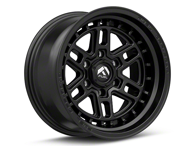Fuel Wheels Nitro Matte Black 6-Lug Wheel; 17x9; 1mm Offset (21-23 Yukon)