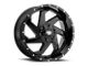 REV Wheels Off Road 895 Series Gloss Black 6-Lug Wheel; 20x9; -12mm Offset (04-15 Titan)