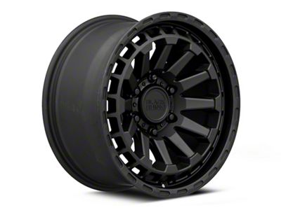 Black Rhino Raid Matte Black 6-Lug Wheel; 17x8.5; 0mm Offset (2024 Tacoma)