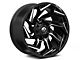 Fuel Wheels Reaction Gloss Black Milled 6-Lug Wheel; 20x10; -18mm Offset (16-24 Titan XD)