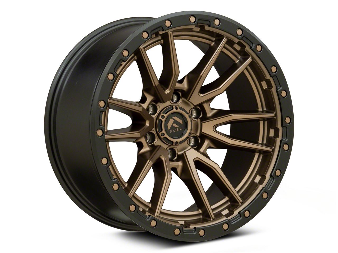 Fuel Wheels Titan Xd Rebel Matte Bronze 6-lug Wheel; 20x9; 20mm Offset 