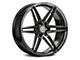 Rohana Wheels RFV1 Gloss Graphite 6-Lug Wheel; 22x9.5; 22mm Offset (16-24 Titan XD)
