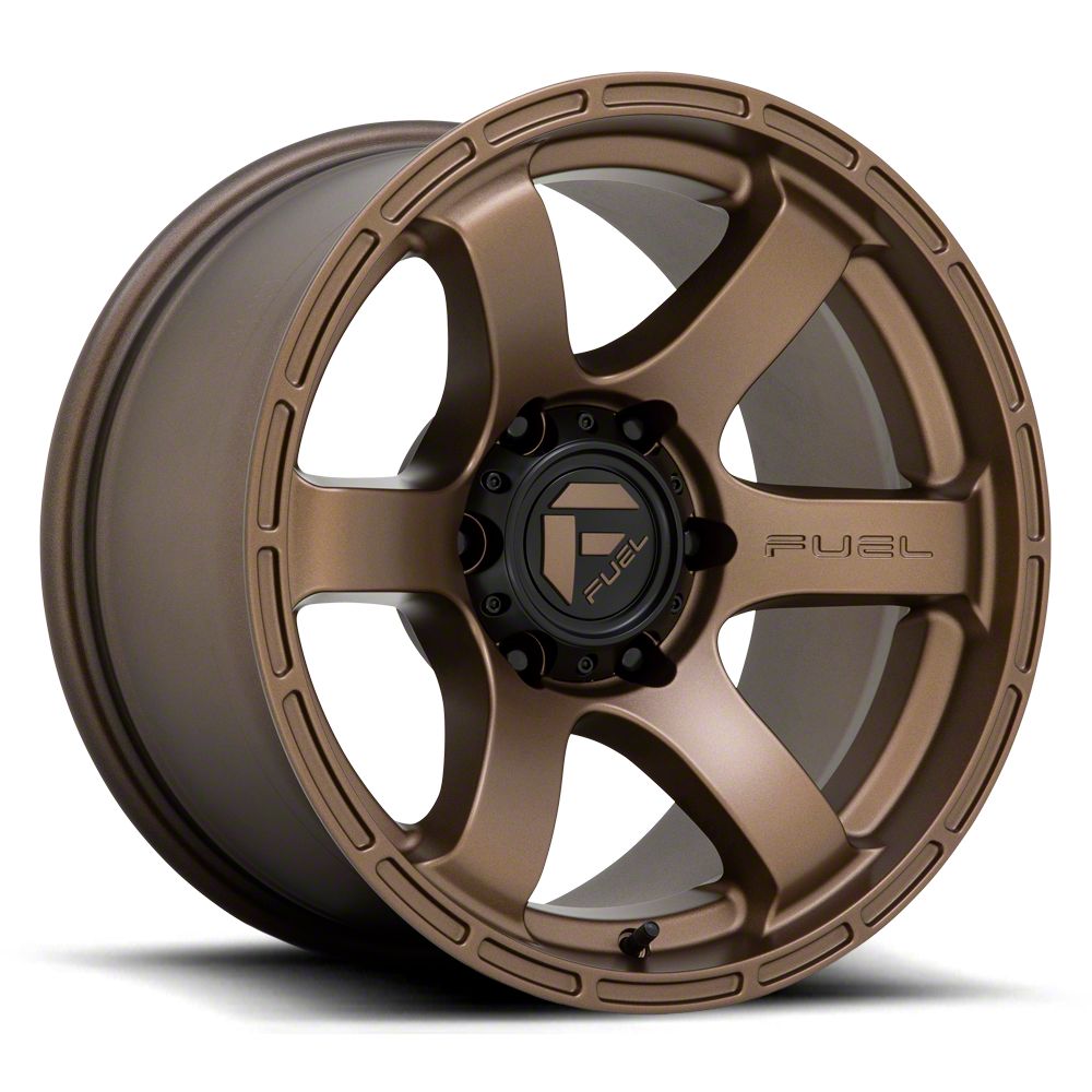 Fuel Wheels Yukon Rush Matte Bronze 6 Lug Wheel 17x9 1mm Offset