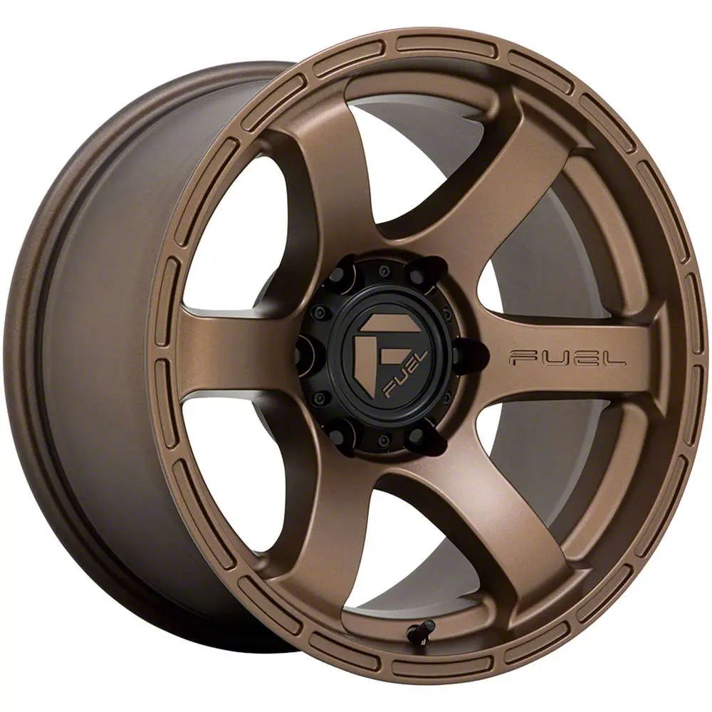 Fuel Wheels Titan Rush Matte Bronze 6-Lug Wheel; 18x9; 1mm Offset ...