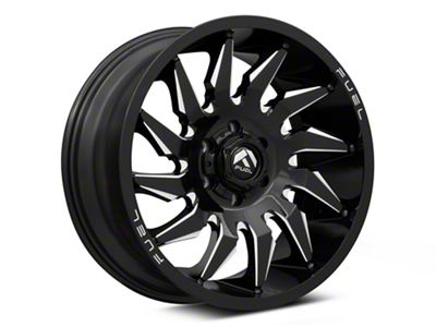 Fuel Wheels Saber Gloss Black Milled 6-Lug Wheel; 22x10; -18mm Offset (2024 Tacoma)
