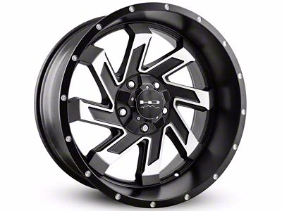 HD Off-Road Wheels SAW Satin Black Machined 6-Lug Wheel; 20x10; -25mm Offset (2024 Tacoma)