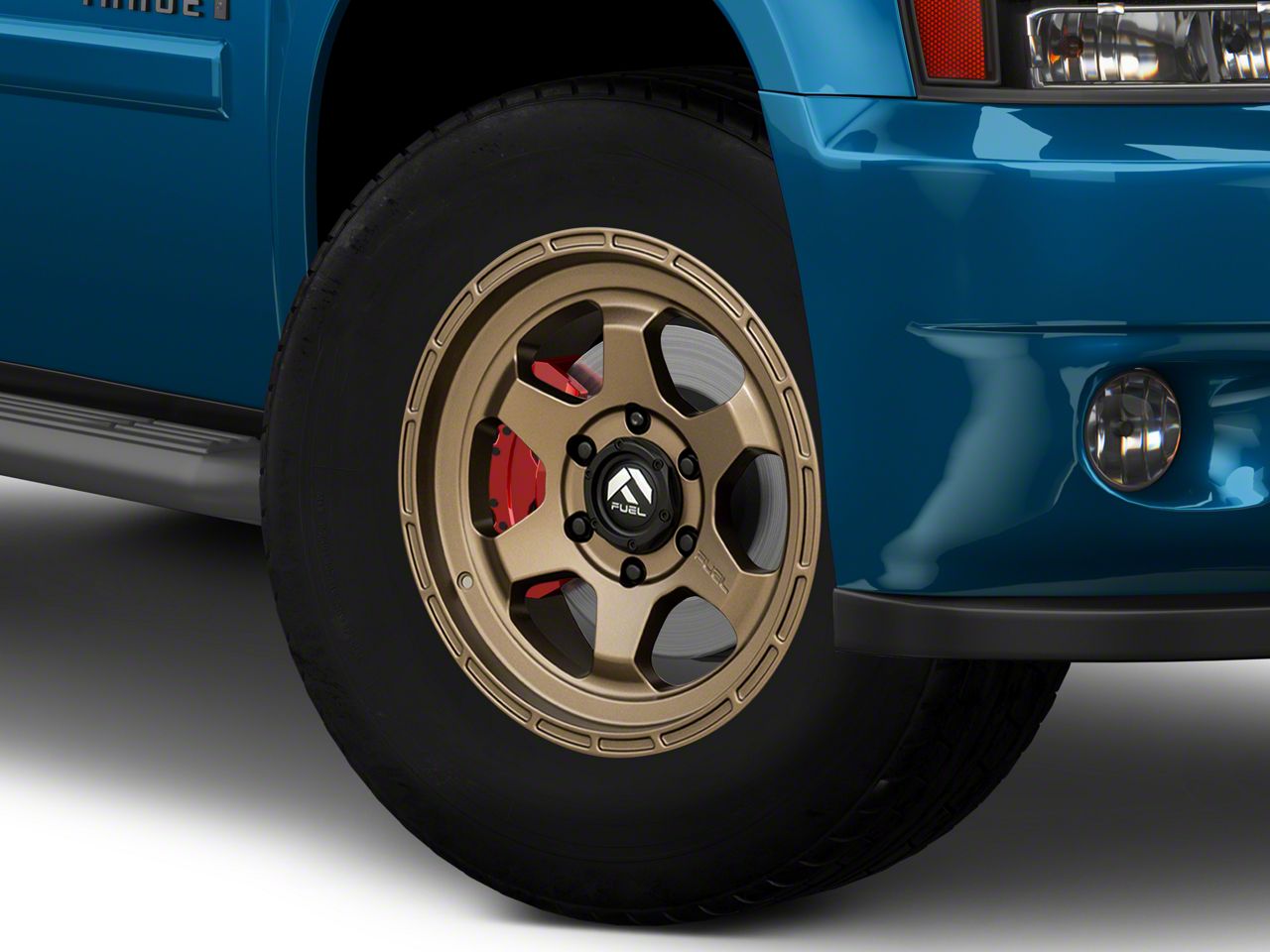Fuel Wheels Yukon Shok Matte Bronze 6Lug Wheel; 18x9; 1mm Offset