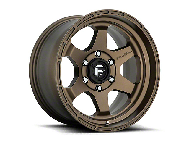 Fuel Wheels Shok Matte Bronze 6-Lug Wheel; 20x9; 19mm Offset (16-23 Titan XD)