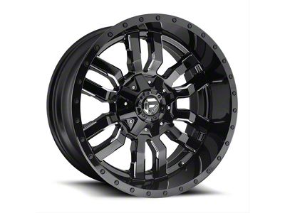Fuel Wheels Sledge Gloss Black Milled 6-Lug Wheel; 18x9; 20mm Offset (2024 Tacoma)