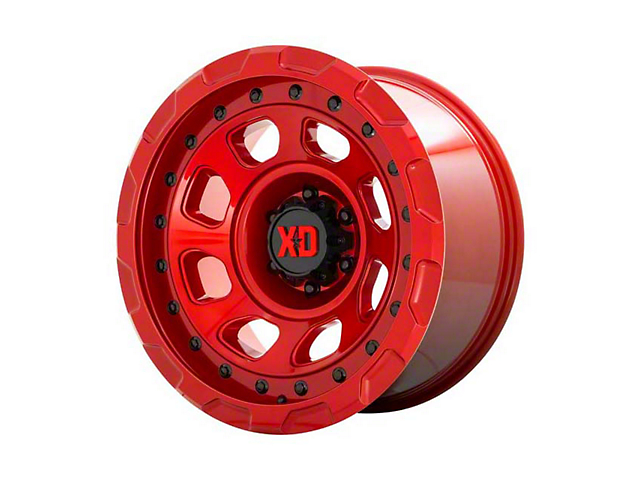 XD Storm Candy Red 6-Lug Wheel; 20x9; 0mm Offset (16-23 Titan XD)