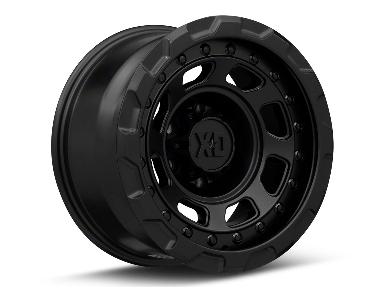 XD Storm Satin Black 6-Lug Wheel; 20x10; -18mm Offset (16-23 Titan XD)