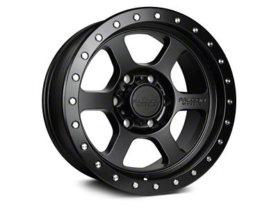Falcon Wheels T1 Series Full Matte Black 6-Lug Wheel; 18x9; 0mm Offset (16-24 Titan XD)
