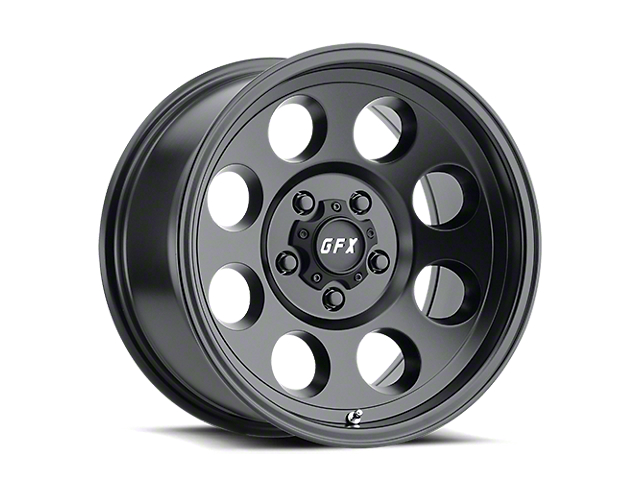 G-FX TR-16 Matte Black 6-Lug Wheel; 18x9; 12mm Offset (16-23 Titan XD)