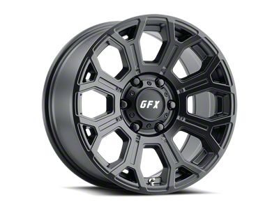 G-FX TR-19 Matte Black 6-Lug Wheel; 18x9; 12mm Offset (04-15 Titan)