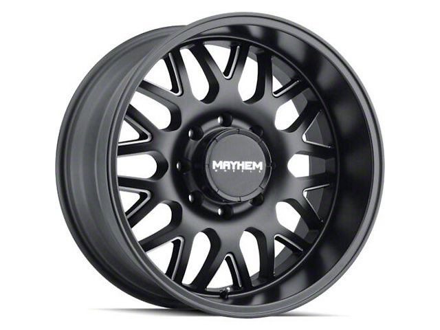 Mayhem Wheels Tripwire Gloss Black Milled 6-Lug Wheel; 20x9; 11mm Offset (16-23 Titan XD)