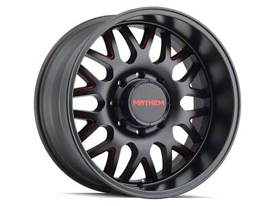 Mayhem Wheels Tripwire Gloss Black with Prism Red 6-Lug Wheel; 20x10; -19mm Offset (04-15 Titan)